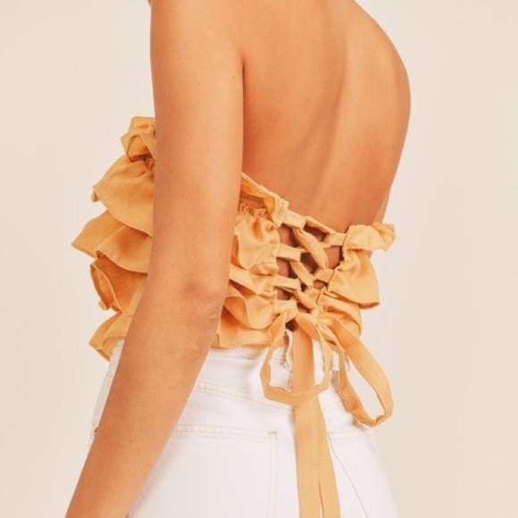 Multi Ruffle Layer Corset Top - Picture 6 of 7